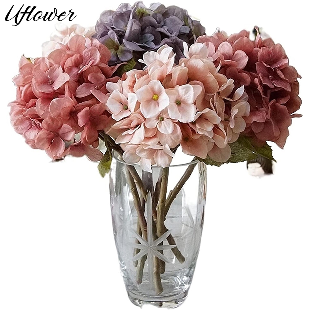 Dried Flower Bunch - European Retro Fall British Hydrangea Artificial