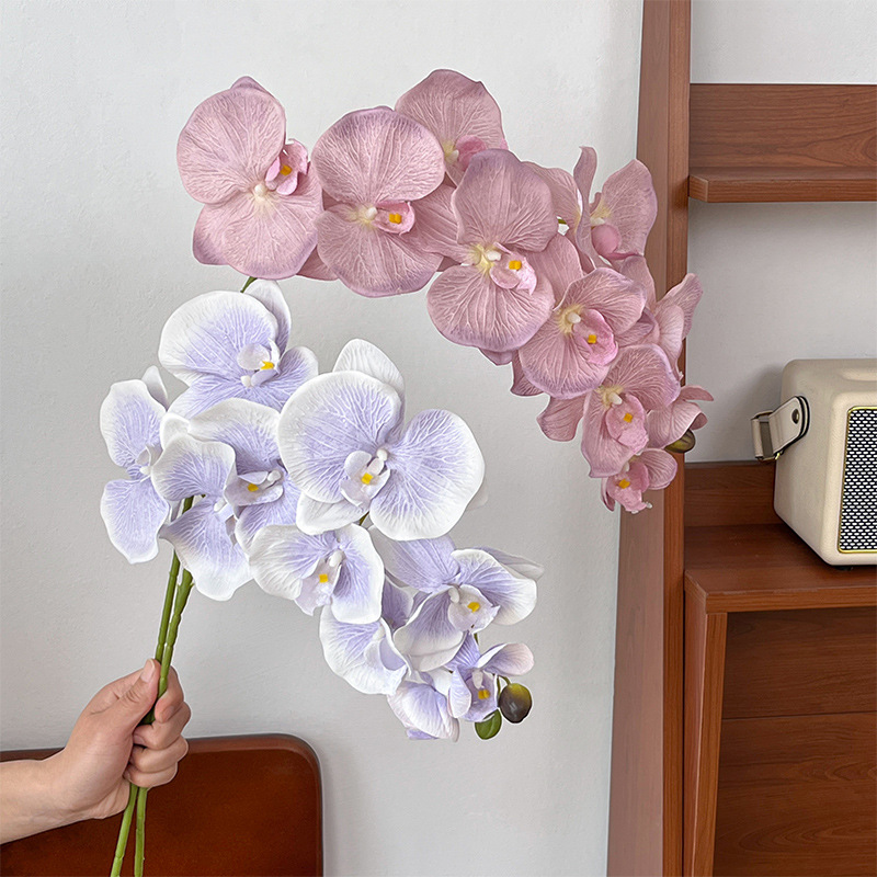 Baby Breath Dried - 35.4inch Retro Large Butterfly Orchid Artificial