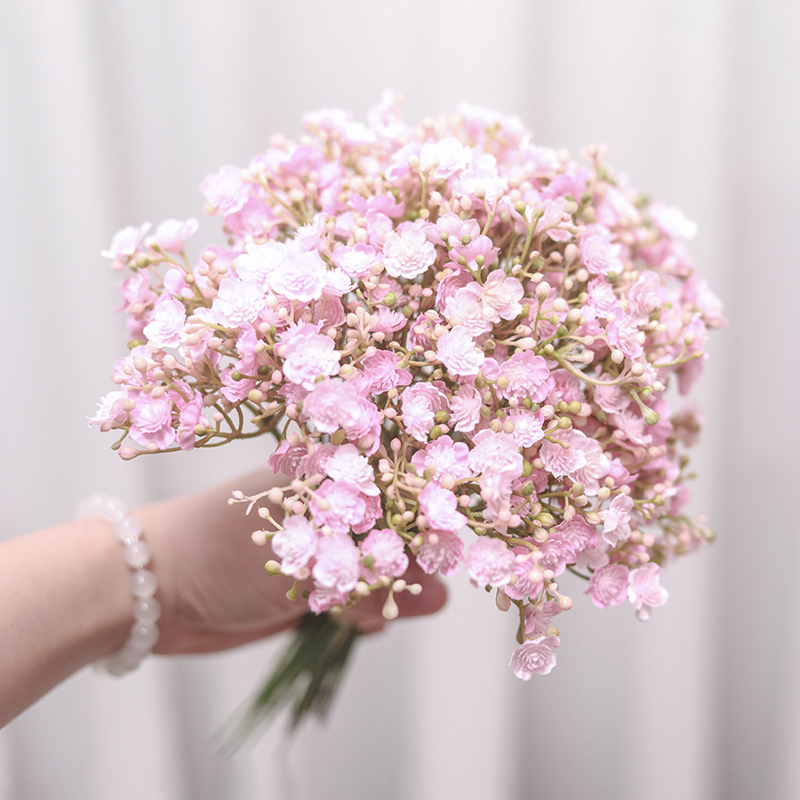 Baby Breath Dried - 6PCS Plastic Baby's Breath Artificial Flowers