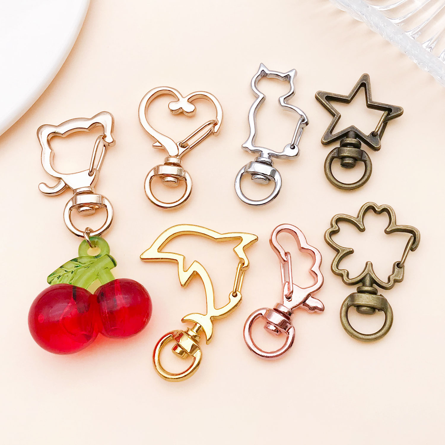 5pcs/lot Heart Star Moon Cat D - Flower Supplies review and price