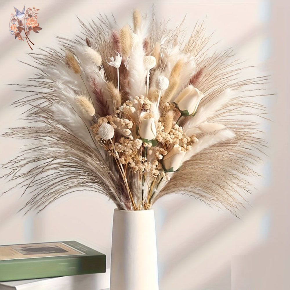 80Pcs Artificial Dried Flowers - Dried Flower Bunch review and price