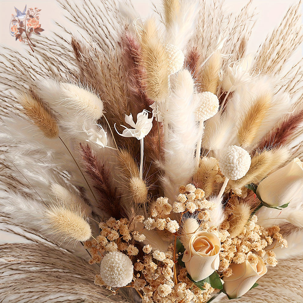 80Pcs Artificial Dried Flowers - Dried Flower Bunch review and price