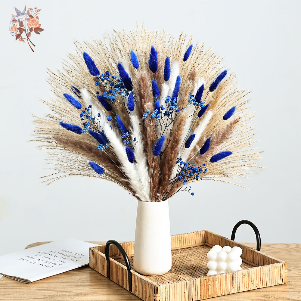 70 Stem Blue Fluffly Rabbit Ta - Dried Flower Bunch review and price