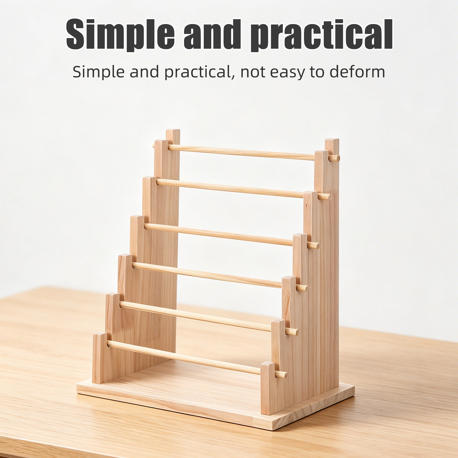 Wooden 6 Tier Ribbon Spool Hol - The Florist Supply Shop review and price