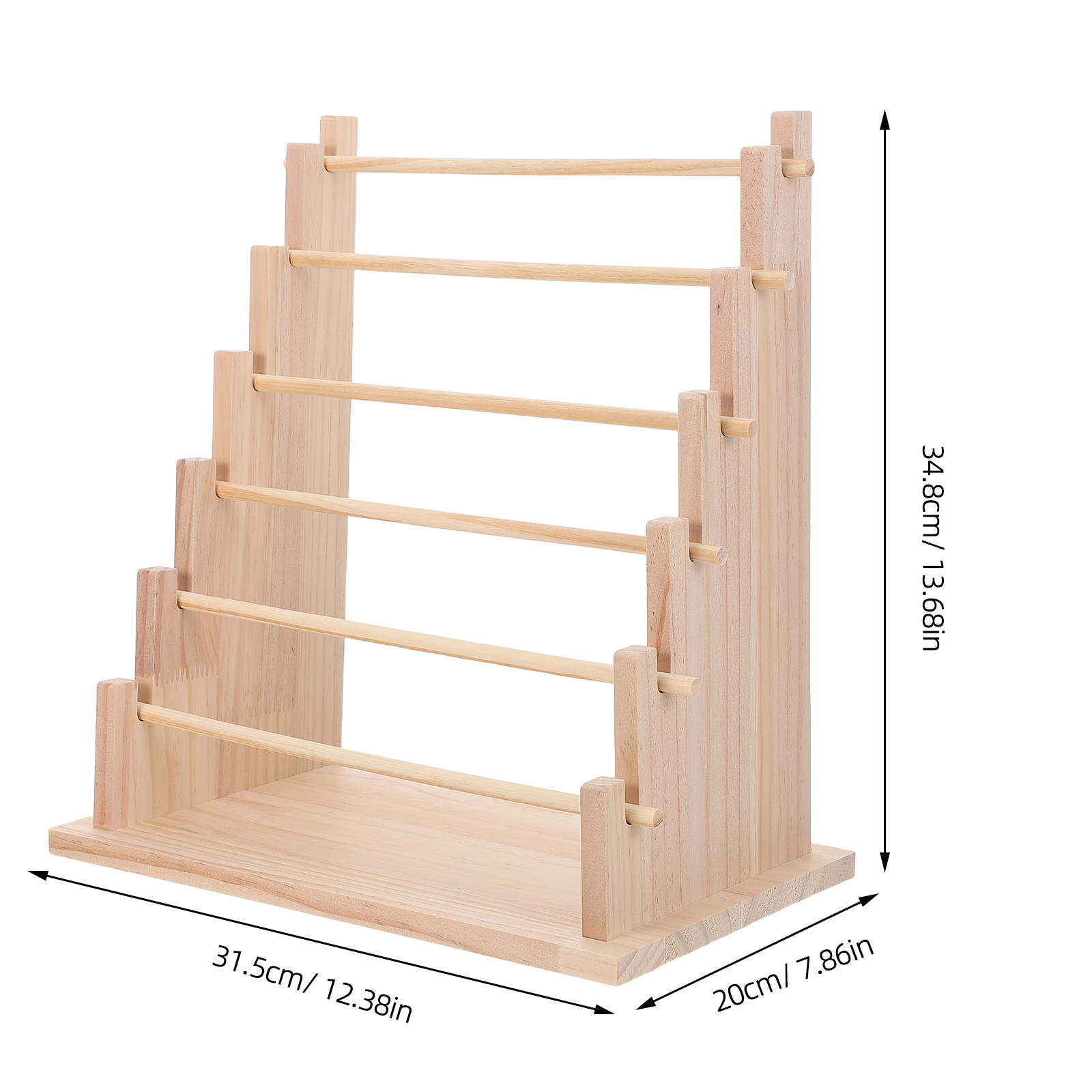 Wooden 6 Tier Ribbon Spool Hol - The Florist Supply Shop review and price