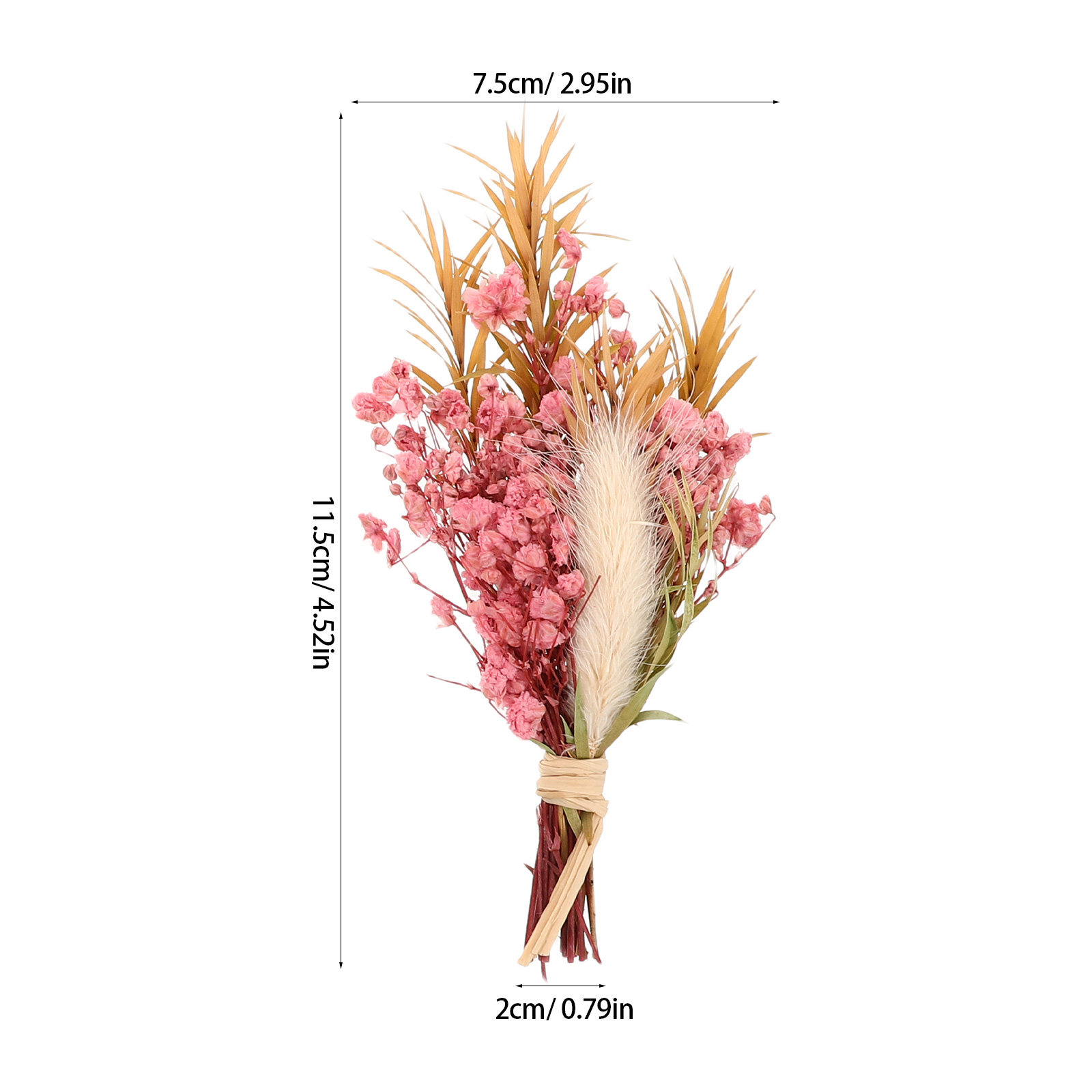 3Pcs Mini Dried Floral Bouquet - Dried Flower Bunch review and price