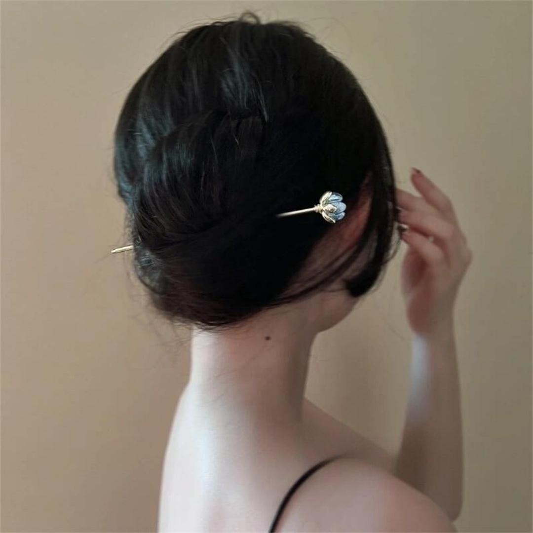 Blue Flower Hairpin, Daily Hai - Supply Florist review and price