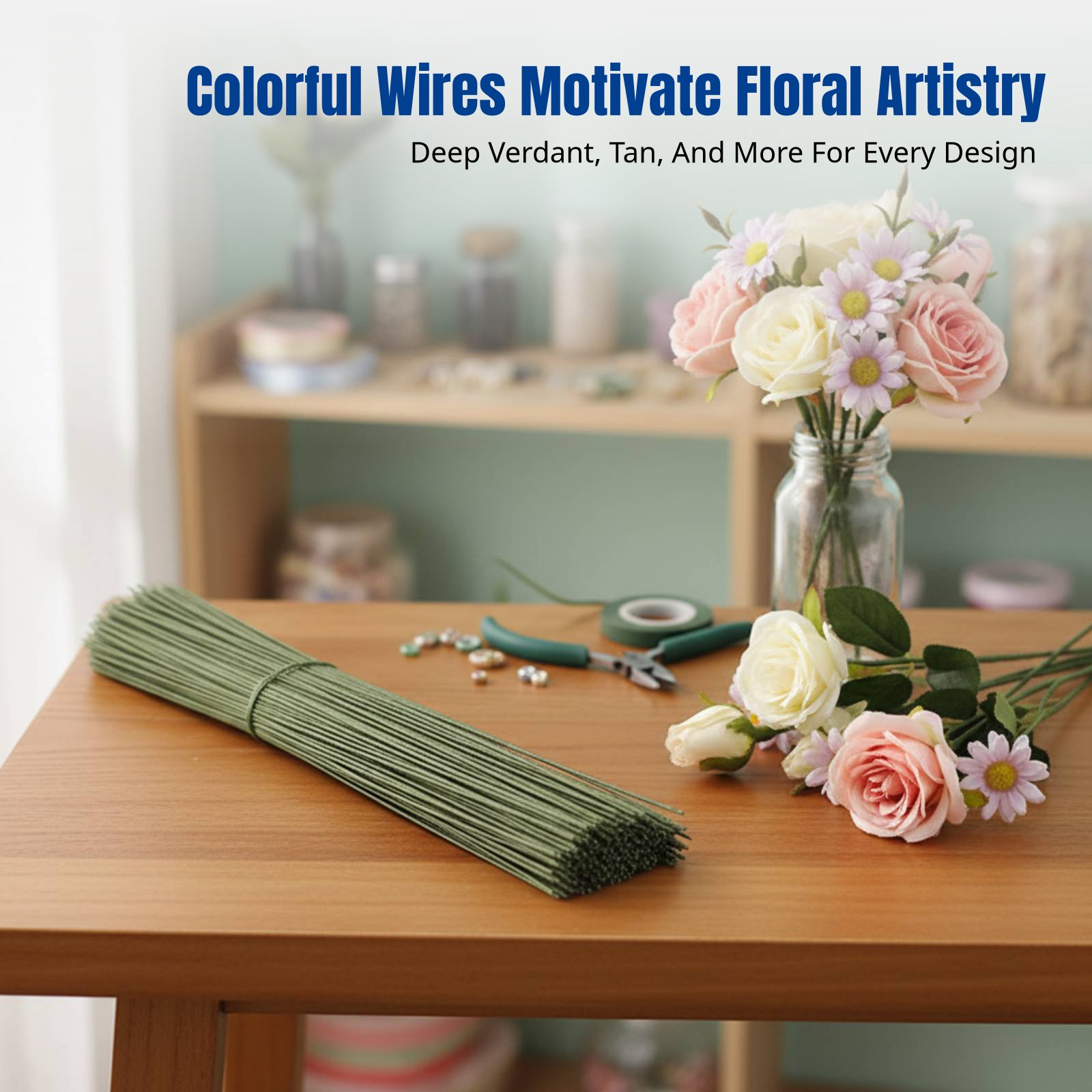 DIY Handcraft Floral Stem Wire - Flower Supplies review and price