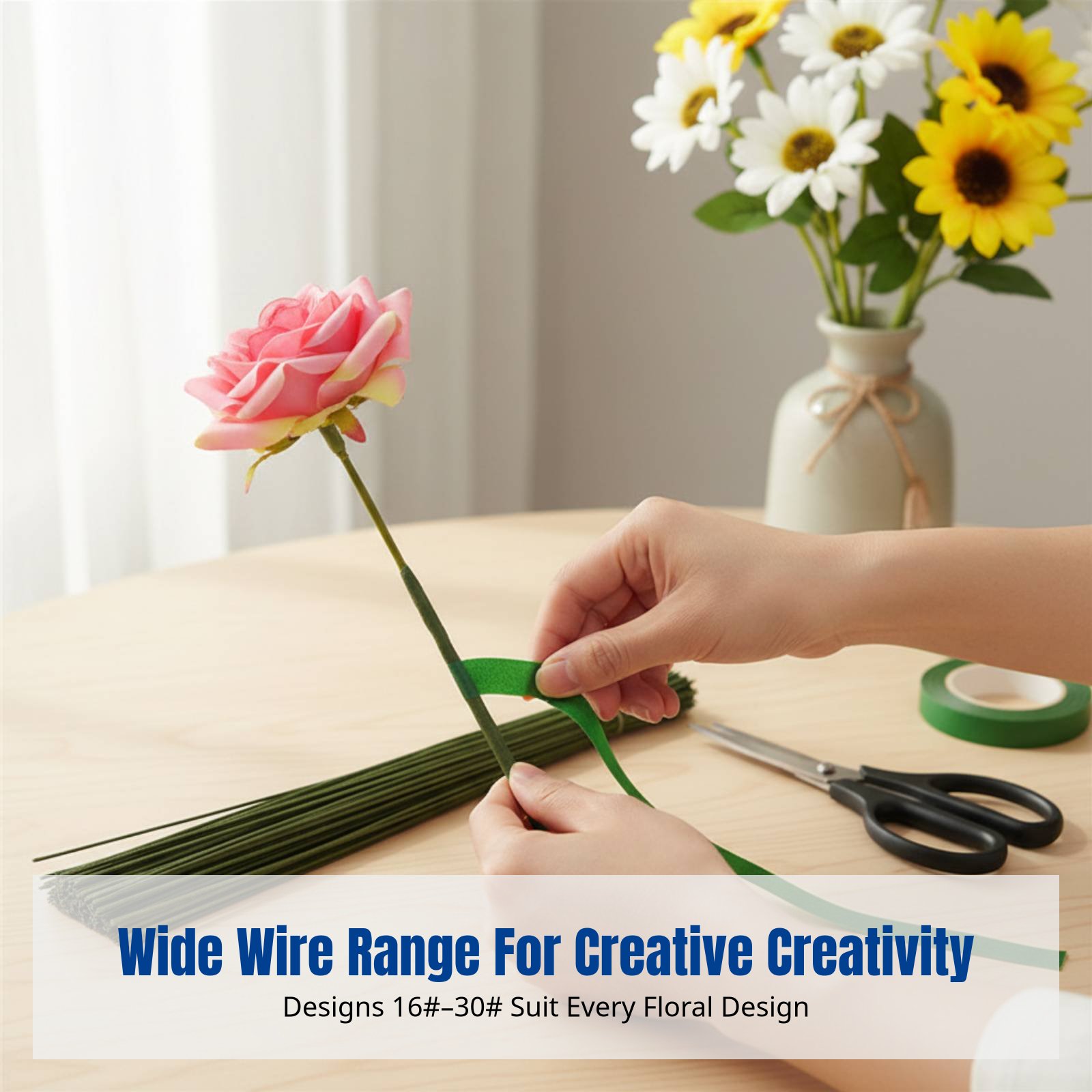 DIY Handcraft Floral Stem Wire - Flower Supplies review and price