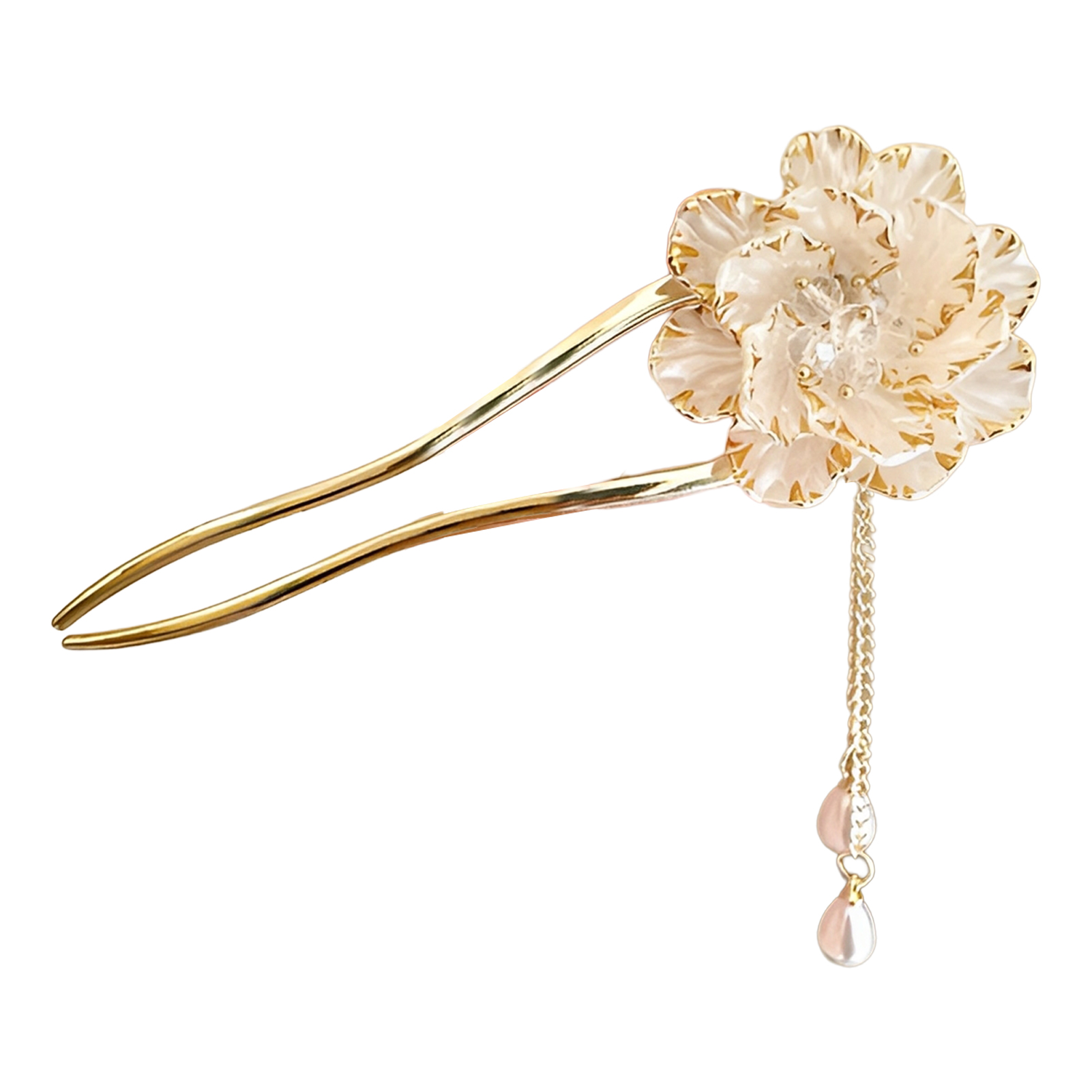 Elegant Hair Stick Peony Flowe - Supply Florist review and price