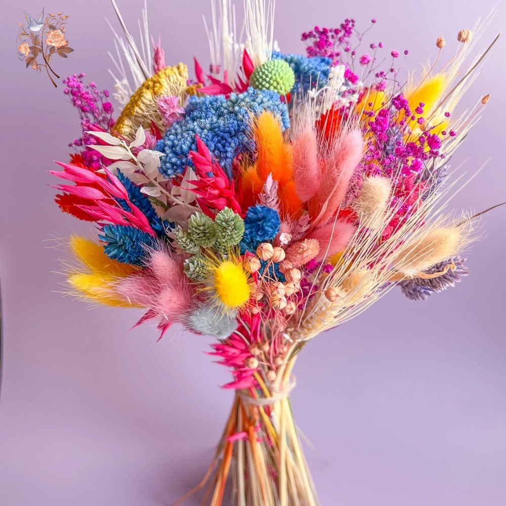 Colorful Dried Flowers Wedding - Dried Flower Bunch review and price