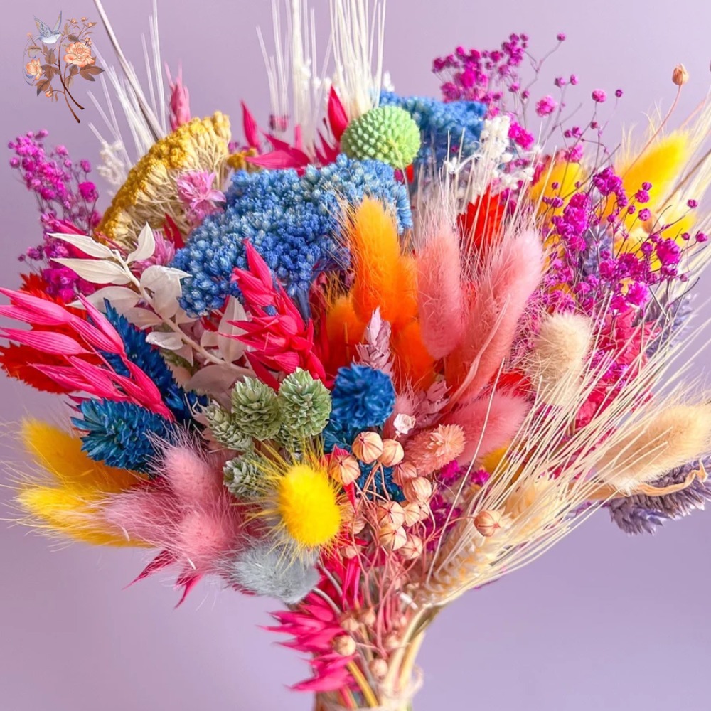 Colorful Dried Flowers Wedding - Dried Flower Bunch review and price