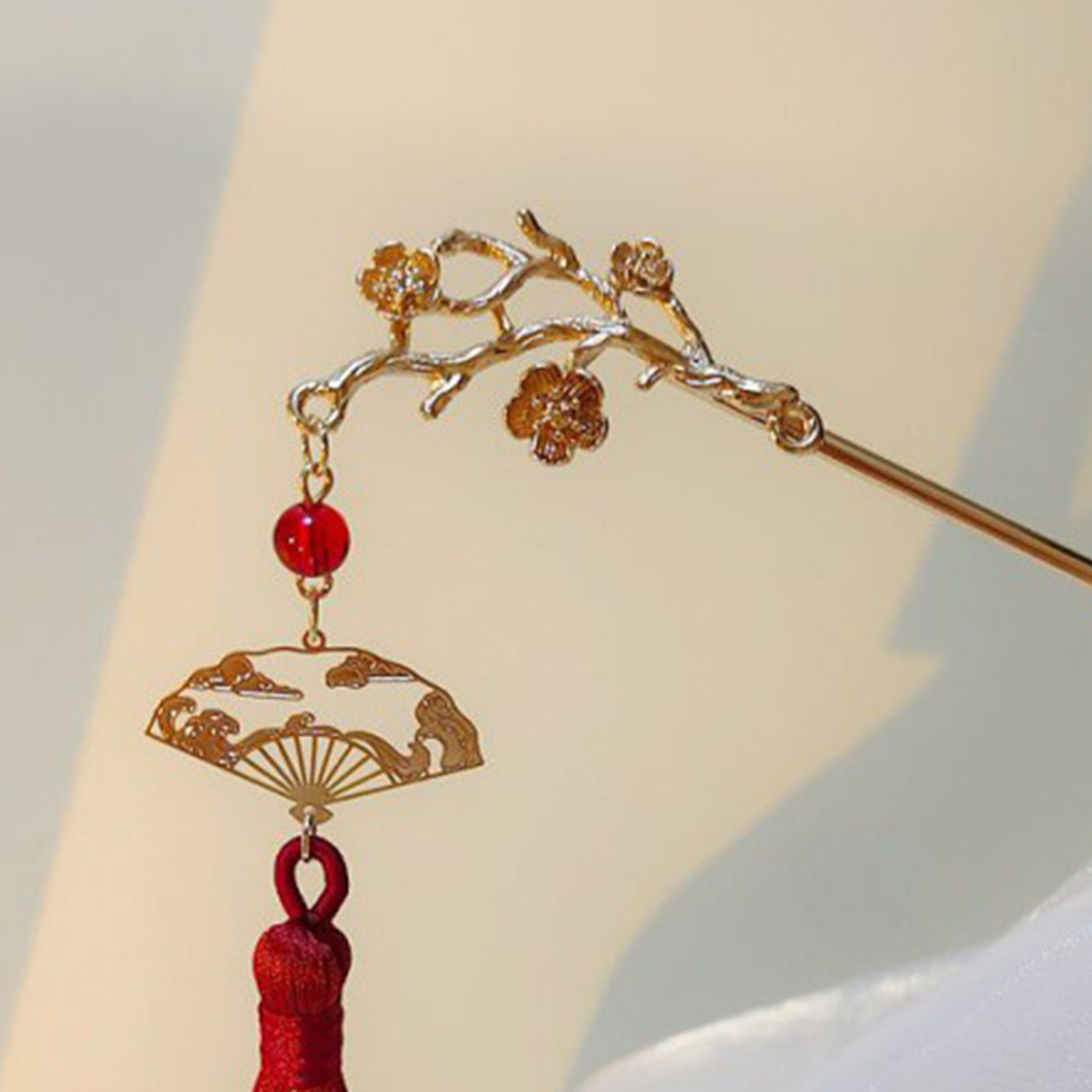 Retro Flower Tassel Hairpin Fo - Supply Florist review and price