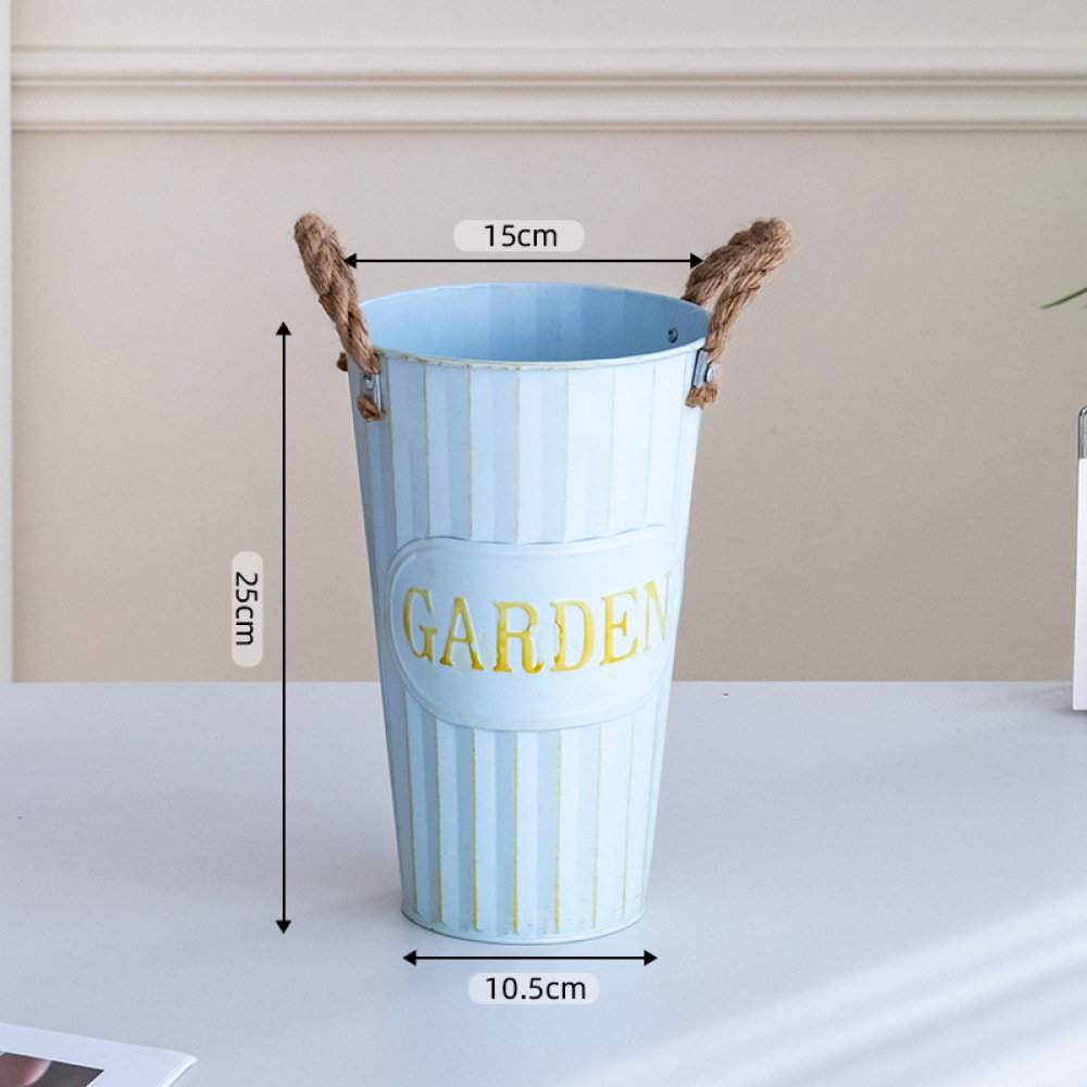 Pastoral Iron Plant Pot Decora - The Florist Supply Shop review and price