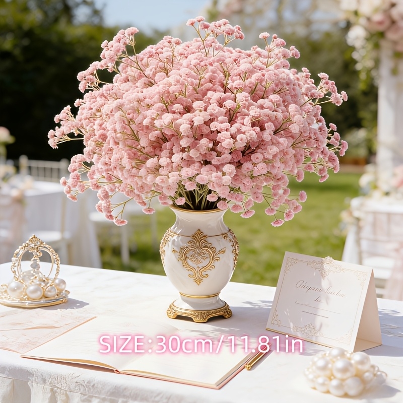 130-Stem Pink Gypsophila Artif - Baby Breath Dried review and price