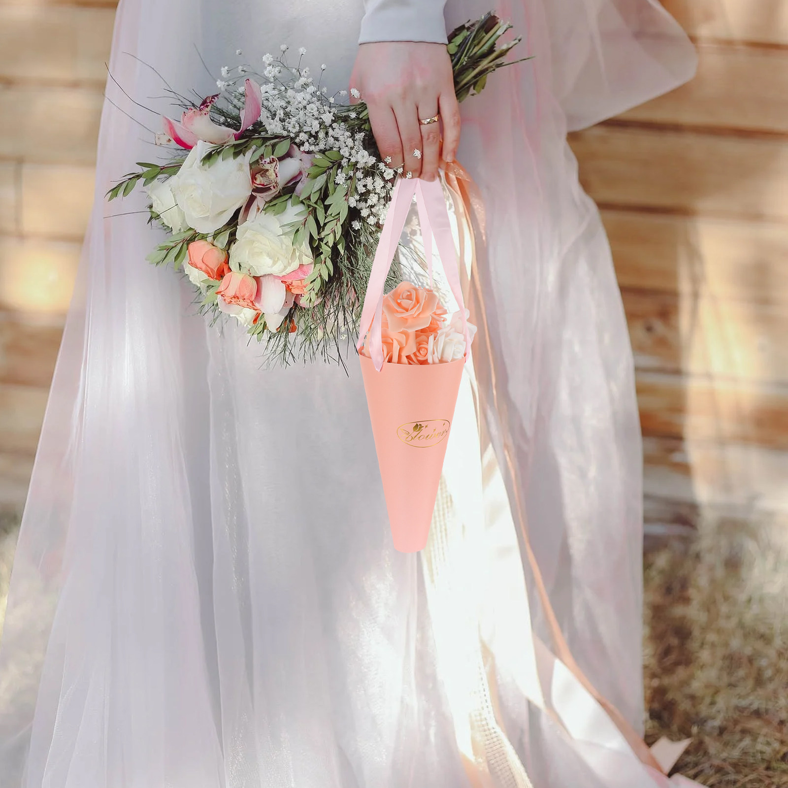 6Pcs Flower Bouquet Bags Chic  - The Florist Supply Shop review and price
