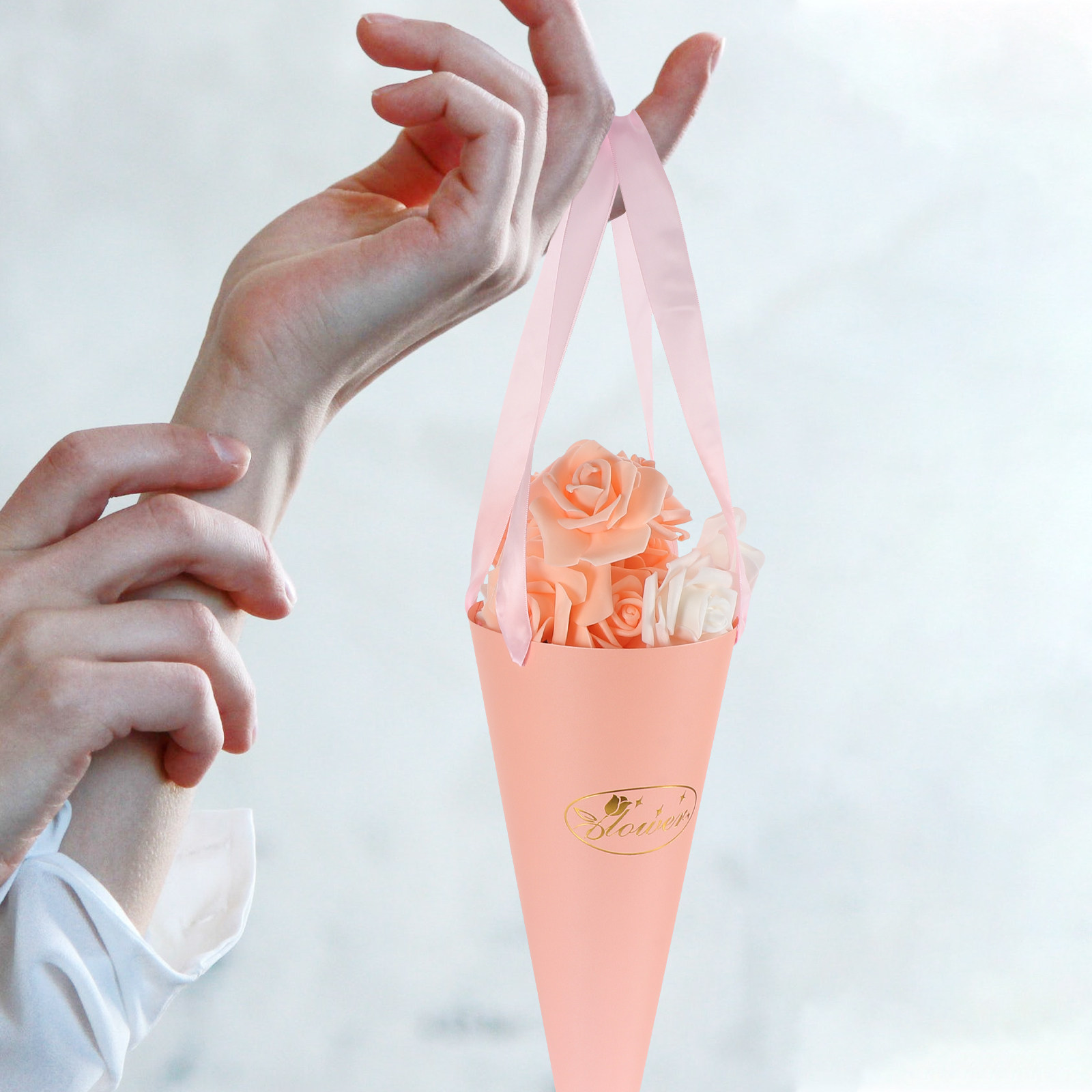 6Pcs Flower Bouquet Bags Chic  - The Florist Supply Shop review and price